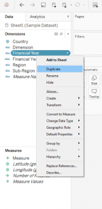 Filter displays in Tableau 2